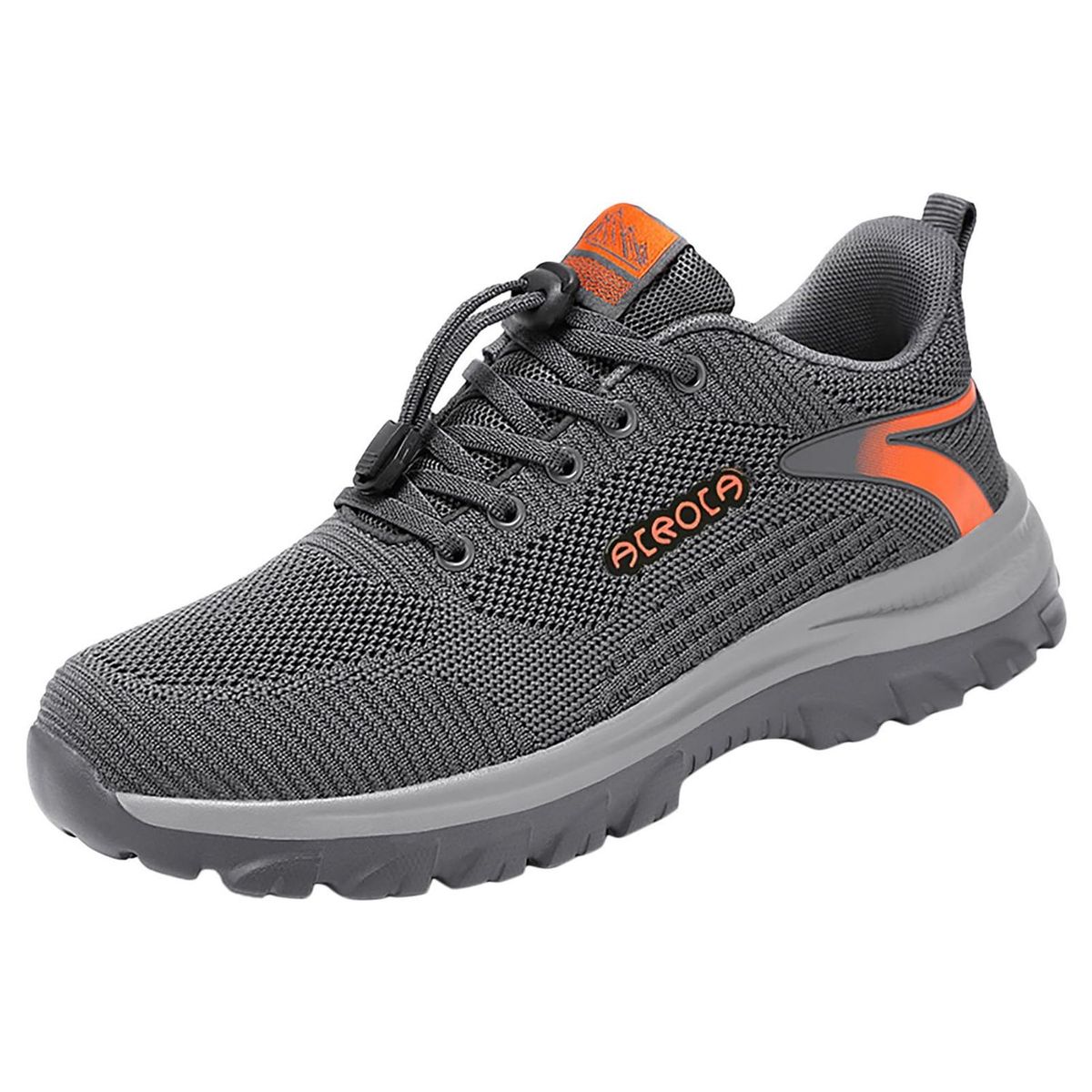 TIOZONEY - Zapatilla Deportiva Outdoor Hombre - Gris