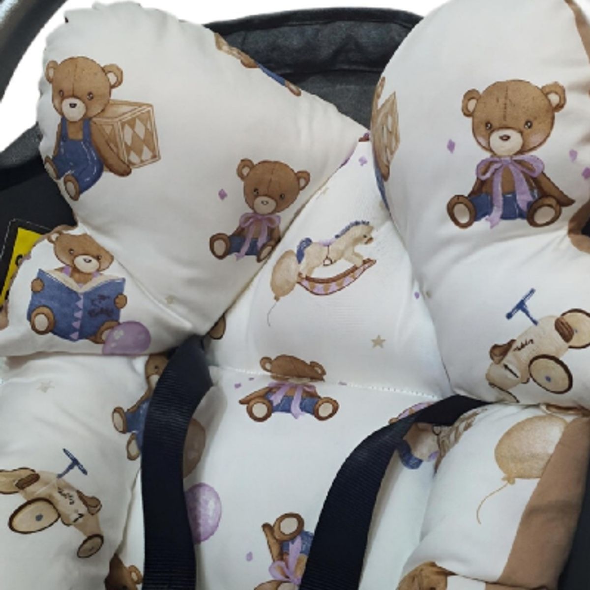 GENERICO - Acolchado Huevito para silla de coche bebe modelo Joel