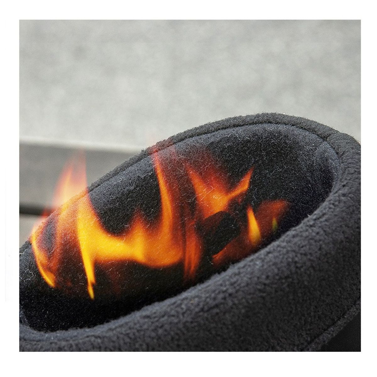 TIOZONEY - Botas de Agua Hombre-Negro