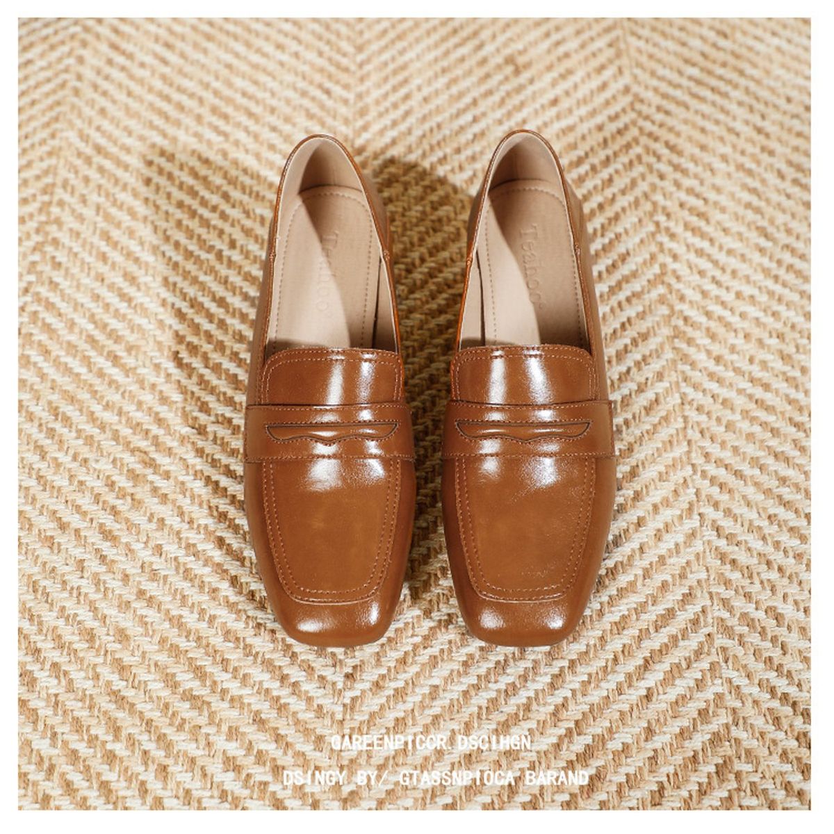 TIOZONEY - Zapatos de tacón grueso para mujer