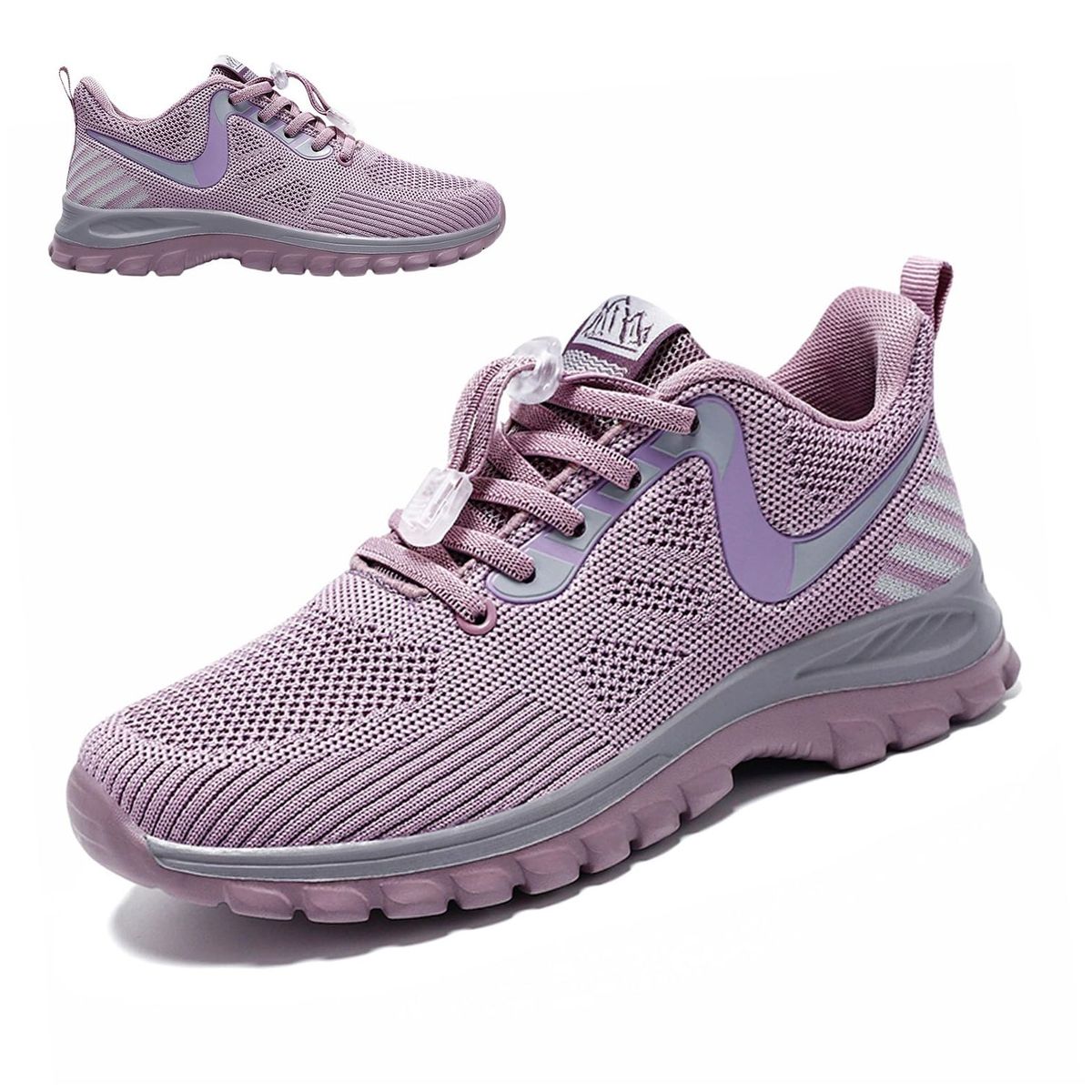 TIOZONEY - Zapatilla Running Mujer - Morado