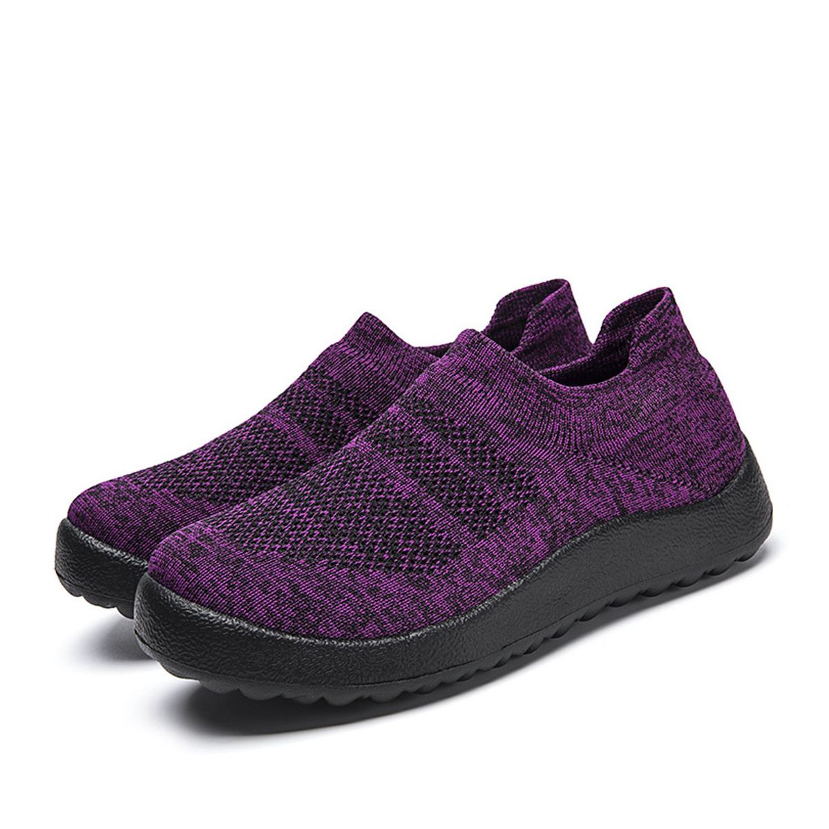 TIOZONEY - Zapatillas casuales para Mujer - Morado