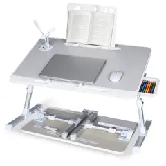 VIDITA - Mesa Laptop Plegable para Cama Ajustable Soporte Notebook Escritorio Portátil Multifuncional
