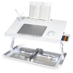VIDITA - Mesa Laptop Plegable para Cama Ajustable Soporte Notebook Escritorio Portátil Multifuncional