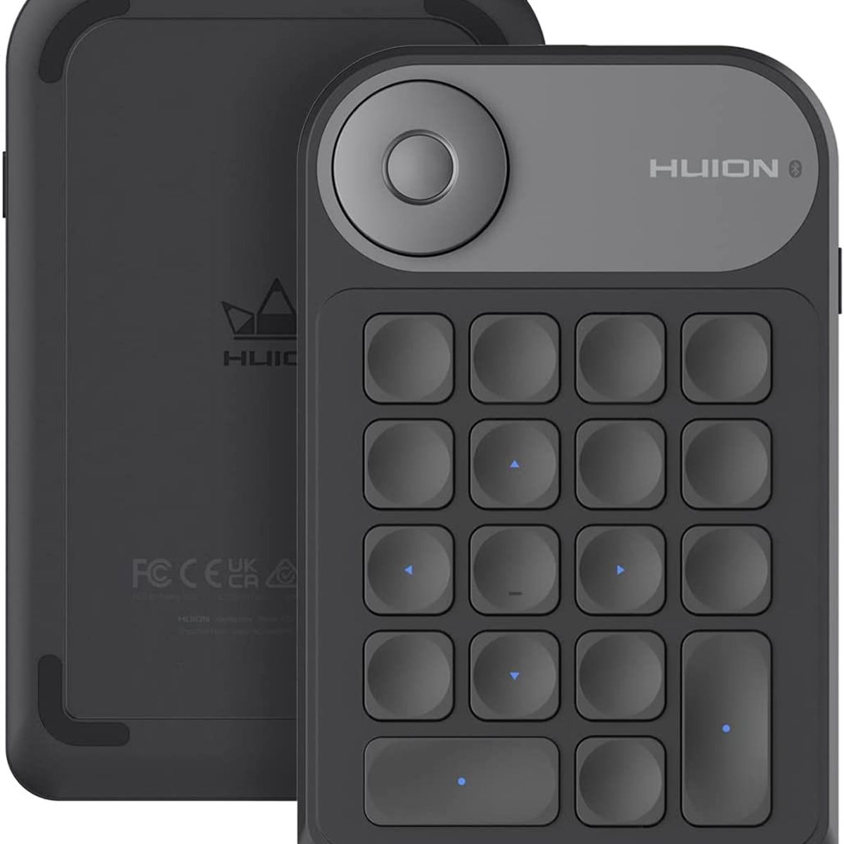 HUION - Teclado HUION Keydial Mini K20 Bluetooth Programable con Dial para Diseño