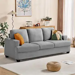 ELEMENT DESIGN - Sofá 3 Cuerpos Catalina 214x92x87 cm Tela Chenille