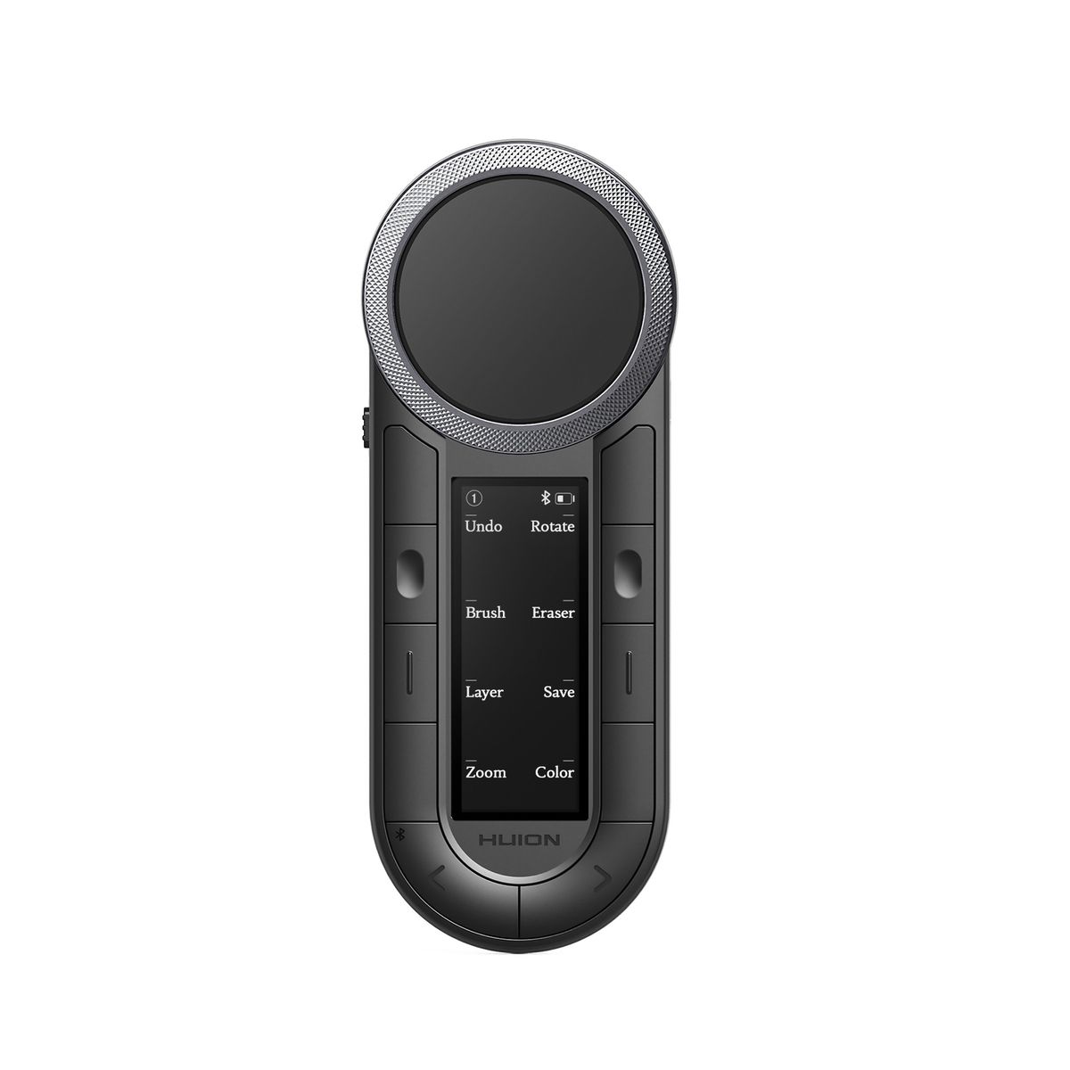 HUION - HUION Keydial Remote K40 Controlador de Atajos Inalámbrico con Dial Doble para Tableta Gráfica