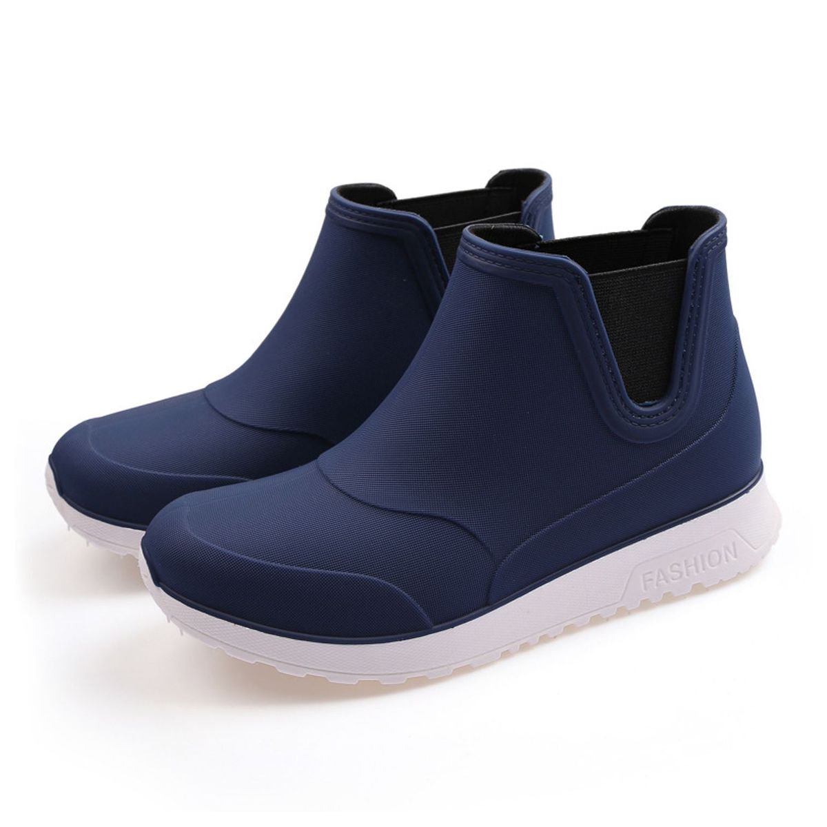 TIOZONEY - Botas de Agua Hombre-Azul