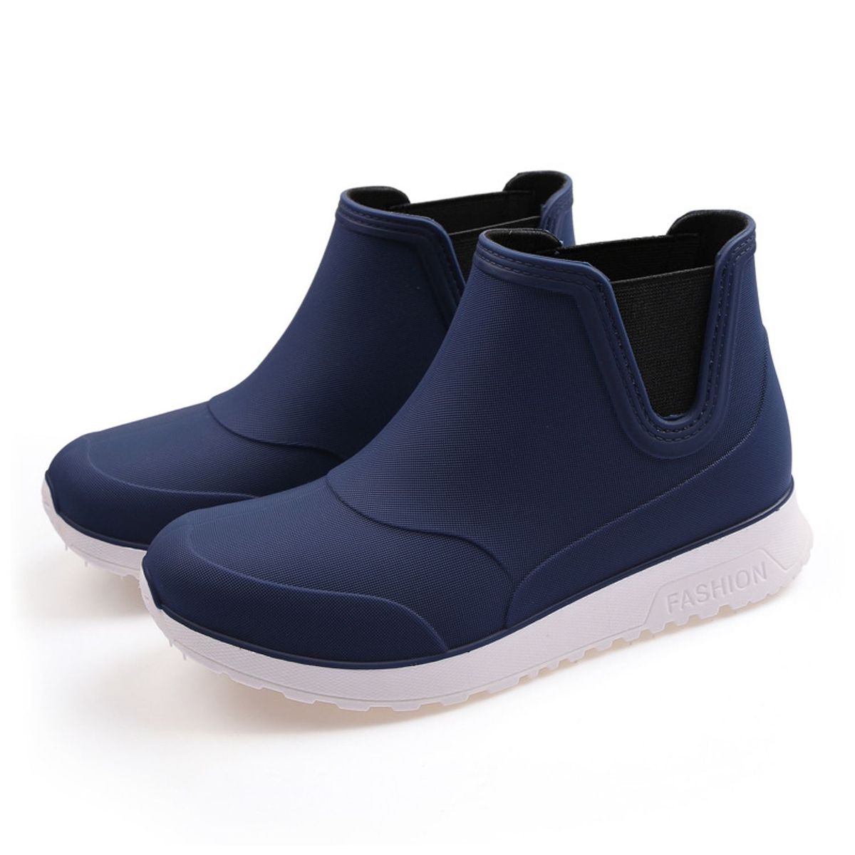 TIOZONEY - Botas de Agua Hombre-Azul
