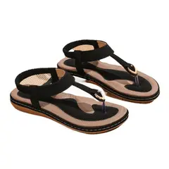 TIOZONEY - Sandalias planas con suela blanda