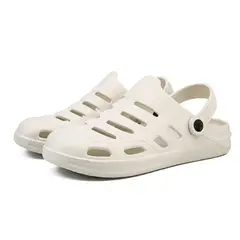 TIOZONEY - Sandalias para hombre - Blanco
