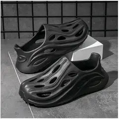 TIOZONEY - Sandalias para hombre -Negro