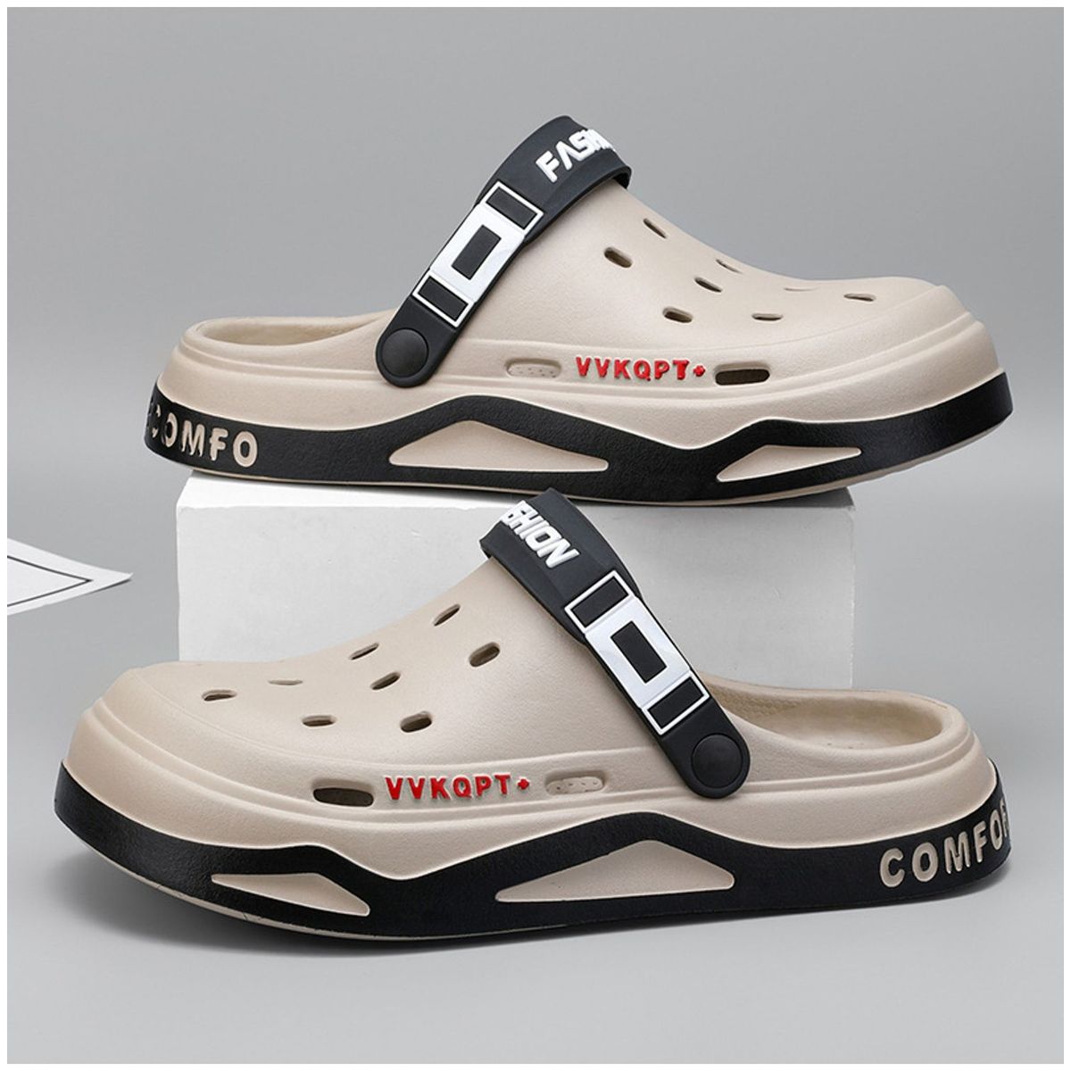 TIOZONEY - Sandalias abiertas para hombre