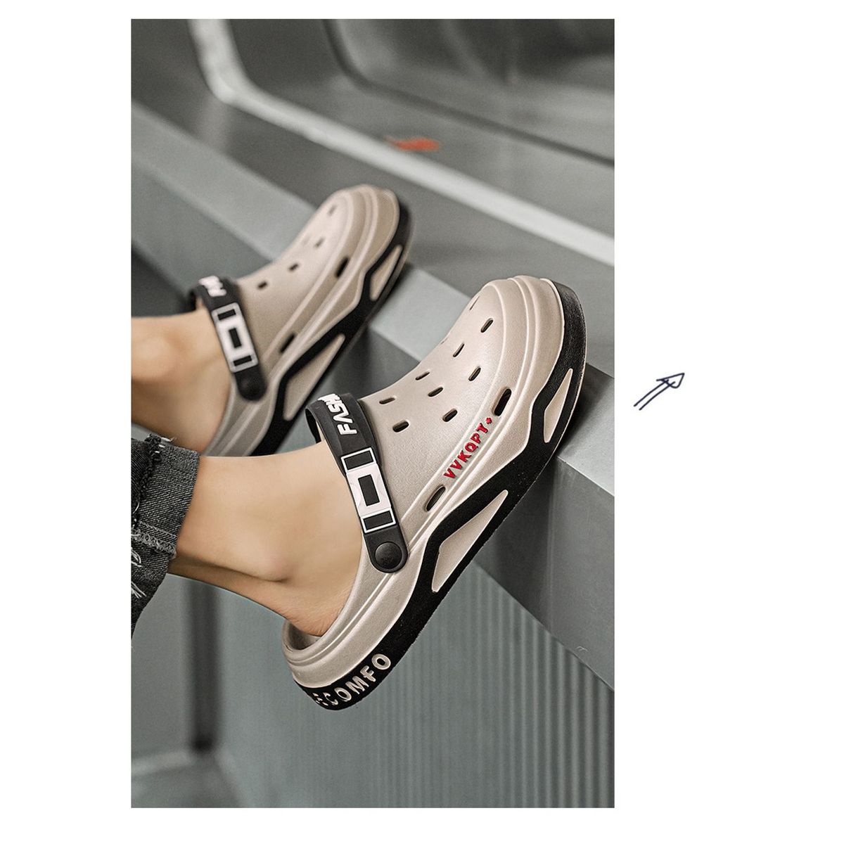 TIOZONEY - Sandalias abiertas para hombre