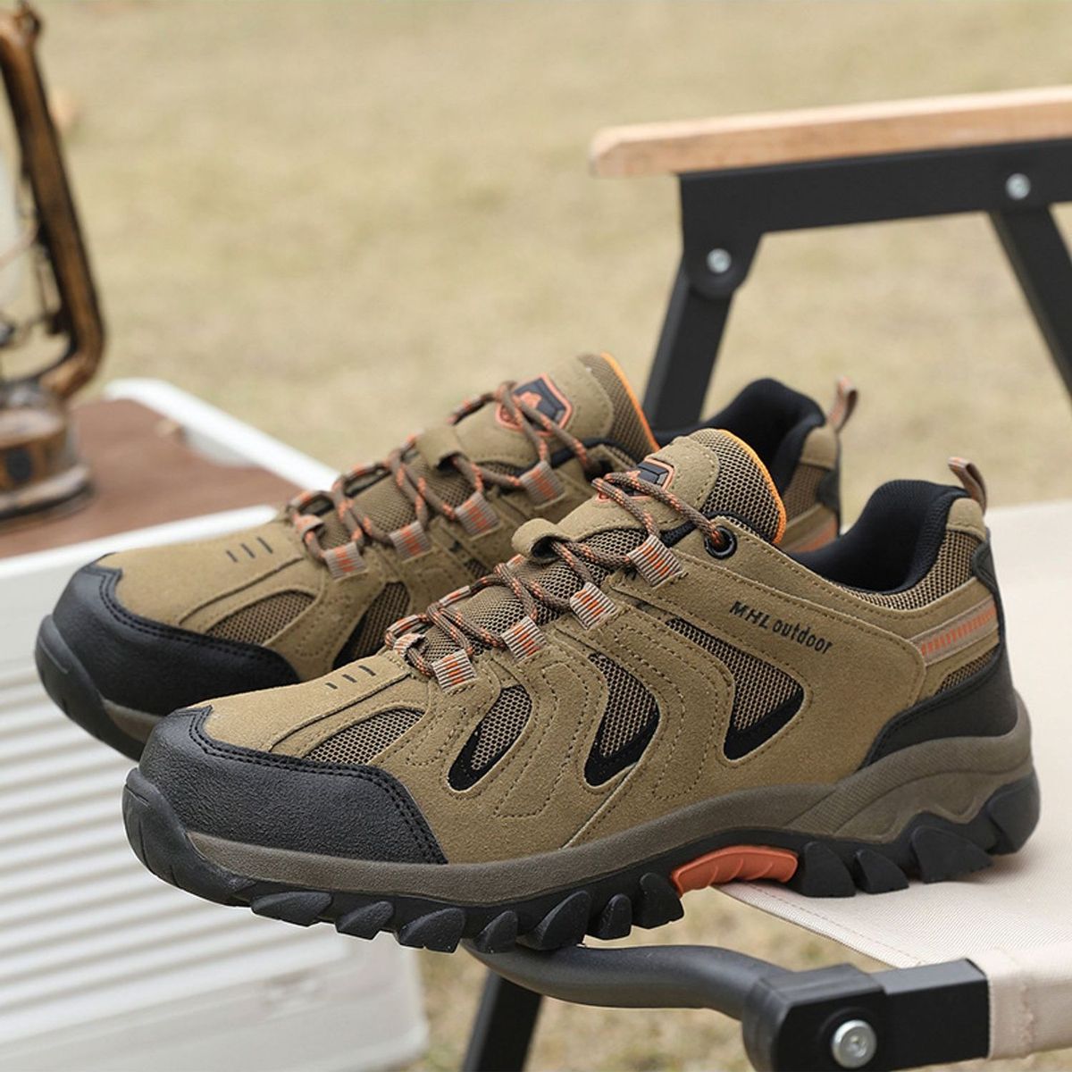 TIOZONEY - Zapatos de montaña-Café