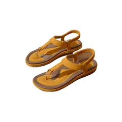TIOZONEY - Sandalias planas con suela blanda
