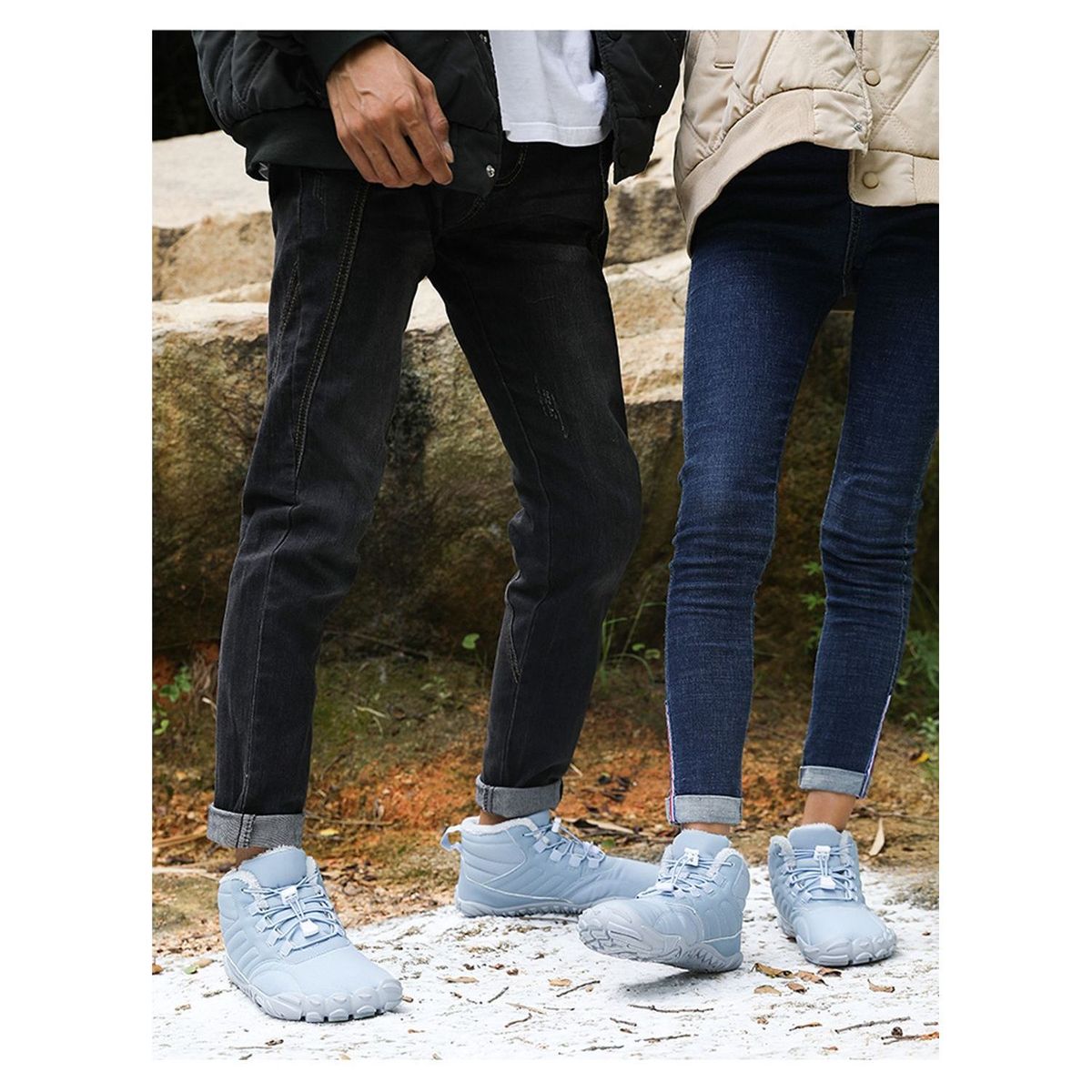TIOZONEY - Zapatos de hombre para actividades al aire libre-Azul