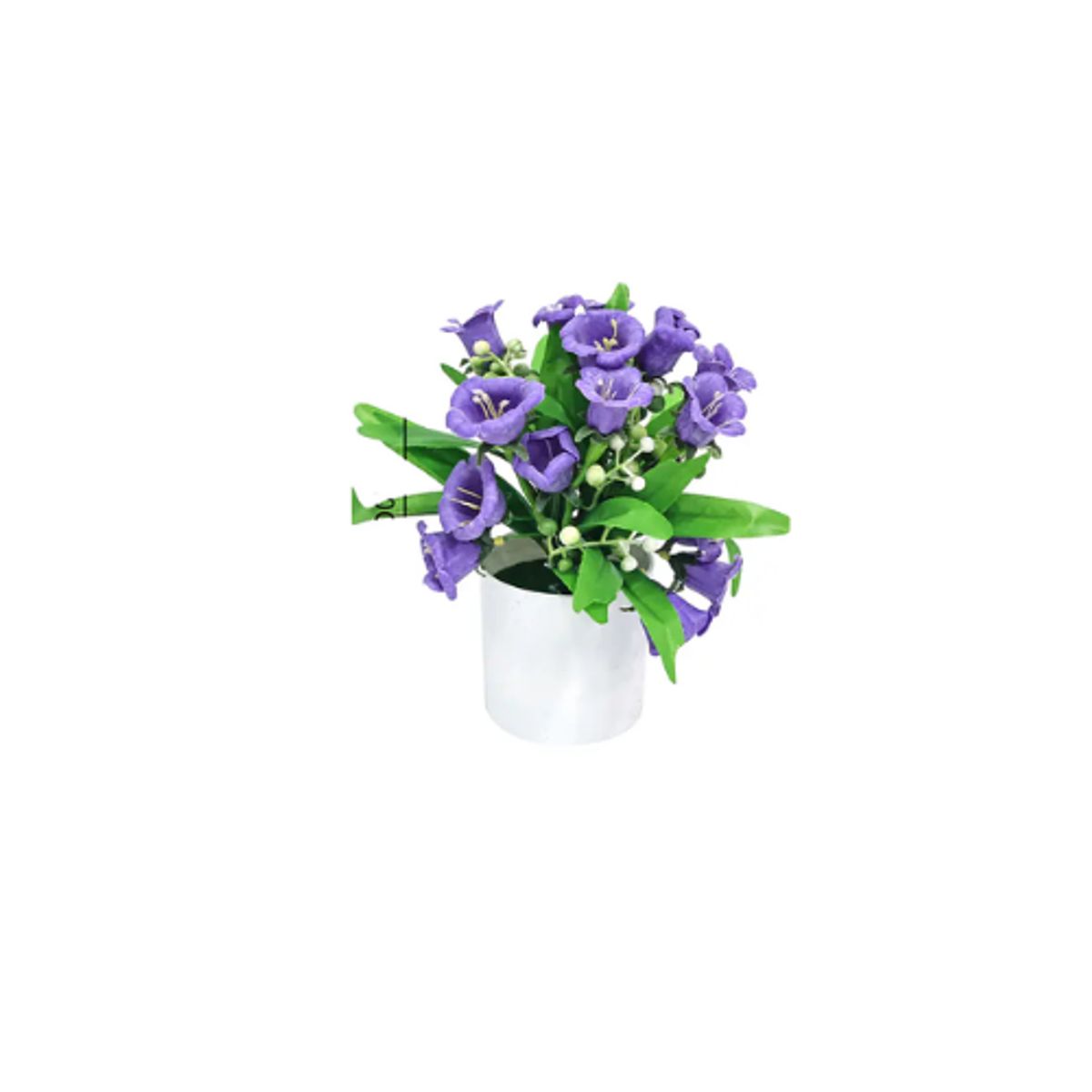GENERICO - Set 6 Maceta Artificiales Lirios Campana 20cm