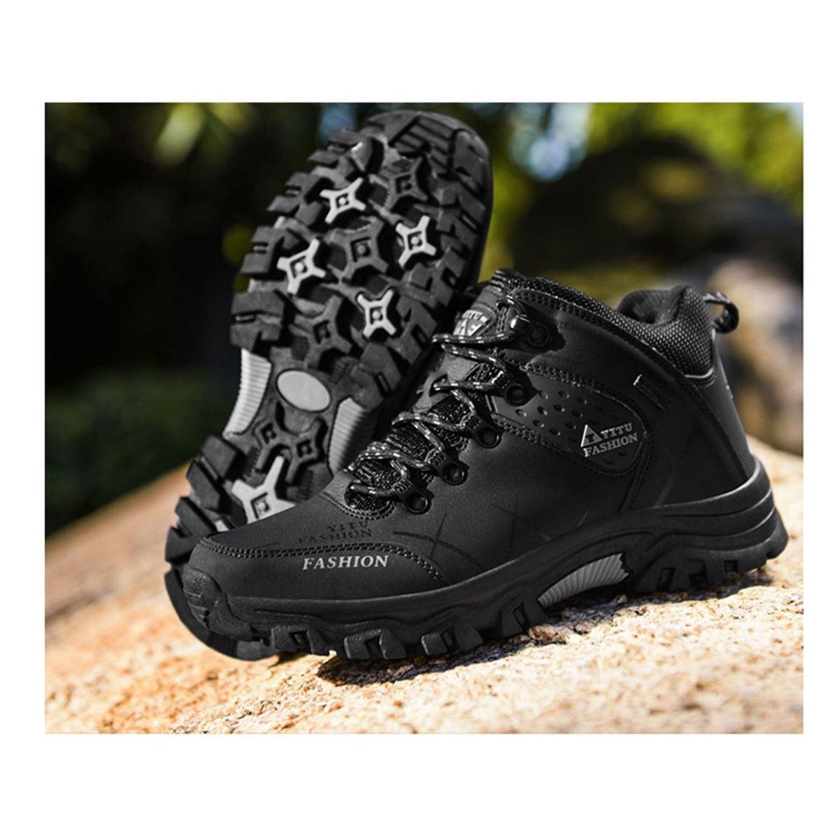 TIOZONEY - Zapatos de montaña para hombre