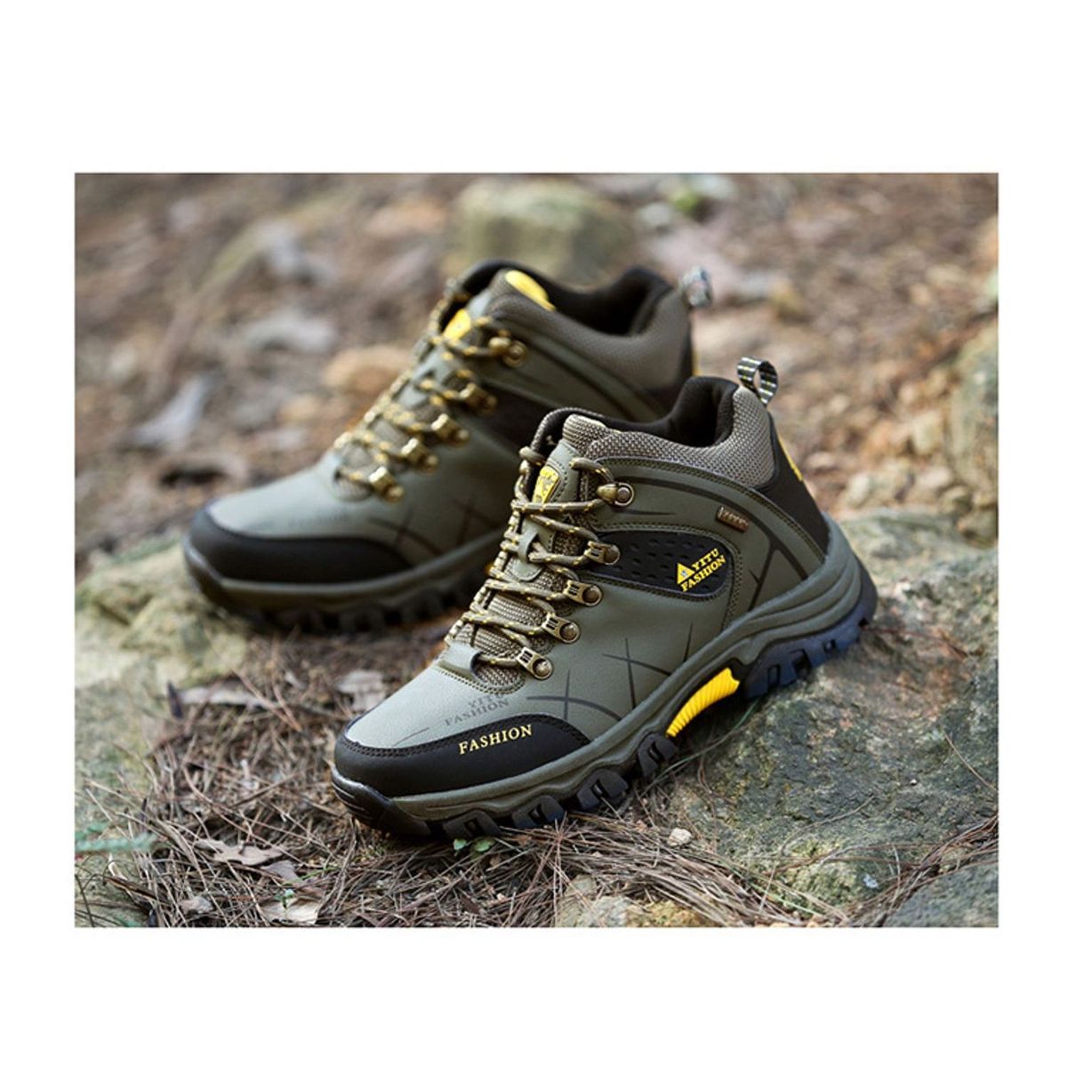 TIOZONEY - Zapatos de montaña para hombre