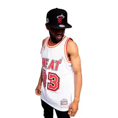 MITCHELL & NESS - Polera Authentics Nba Heat 1996 Alonzo M Mitchell And Ness