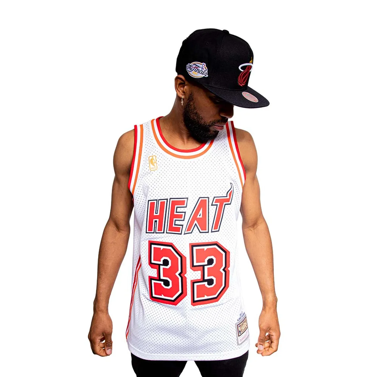 MITCHELL & NESS - Polera Authentics Nba Heat 1996 Alonzo M Mitchell And Ness