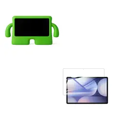 GENERICO - Carcasa Niños Antigolpe EV Compatible Con Tab Samsung A11 8.7 Lami Verde