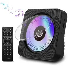 TIOZONEY - Reproductor de CD Bluetooth Pantalla LED