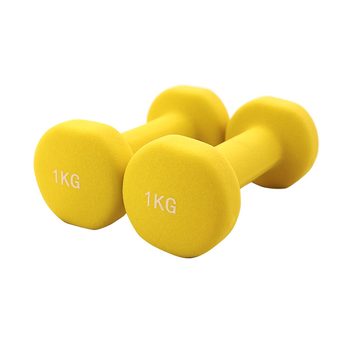 JKS - Par mancuerna neopreno jks 2x1kg amarillo