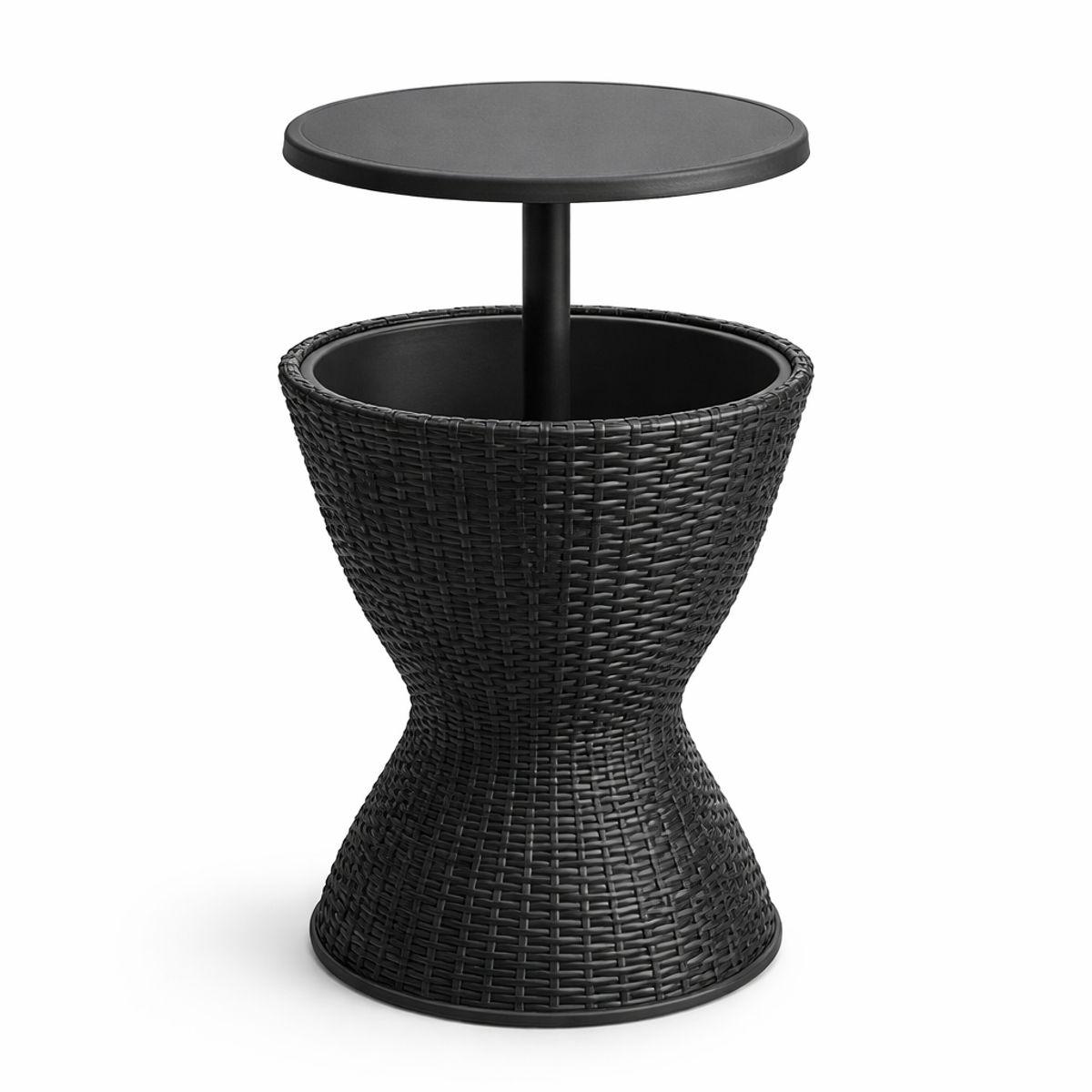 SPACE HOME - Cooler De Exterior Con Mesa Simil Rattan Para Reuniones