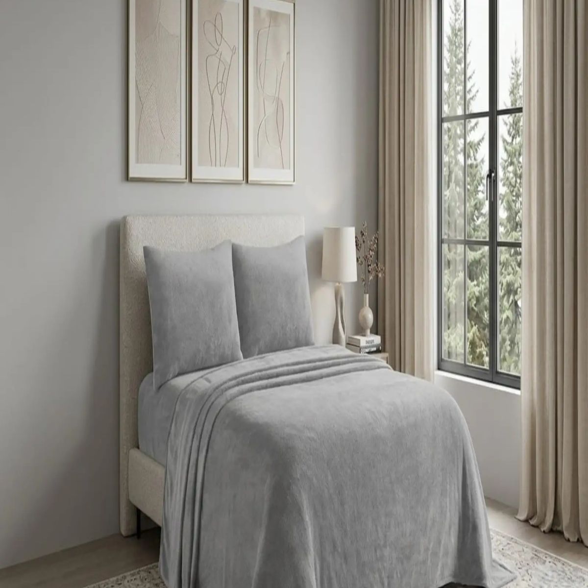 GENERICO - Sábanas de Invierno Polar Plush Premium 2 plazas