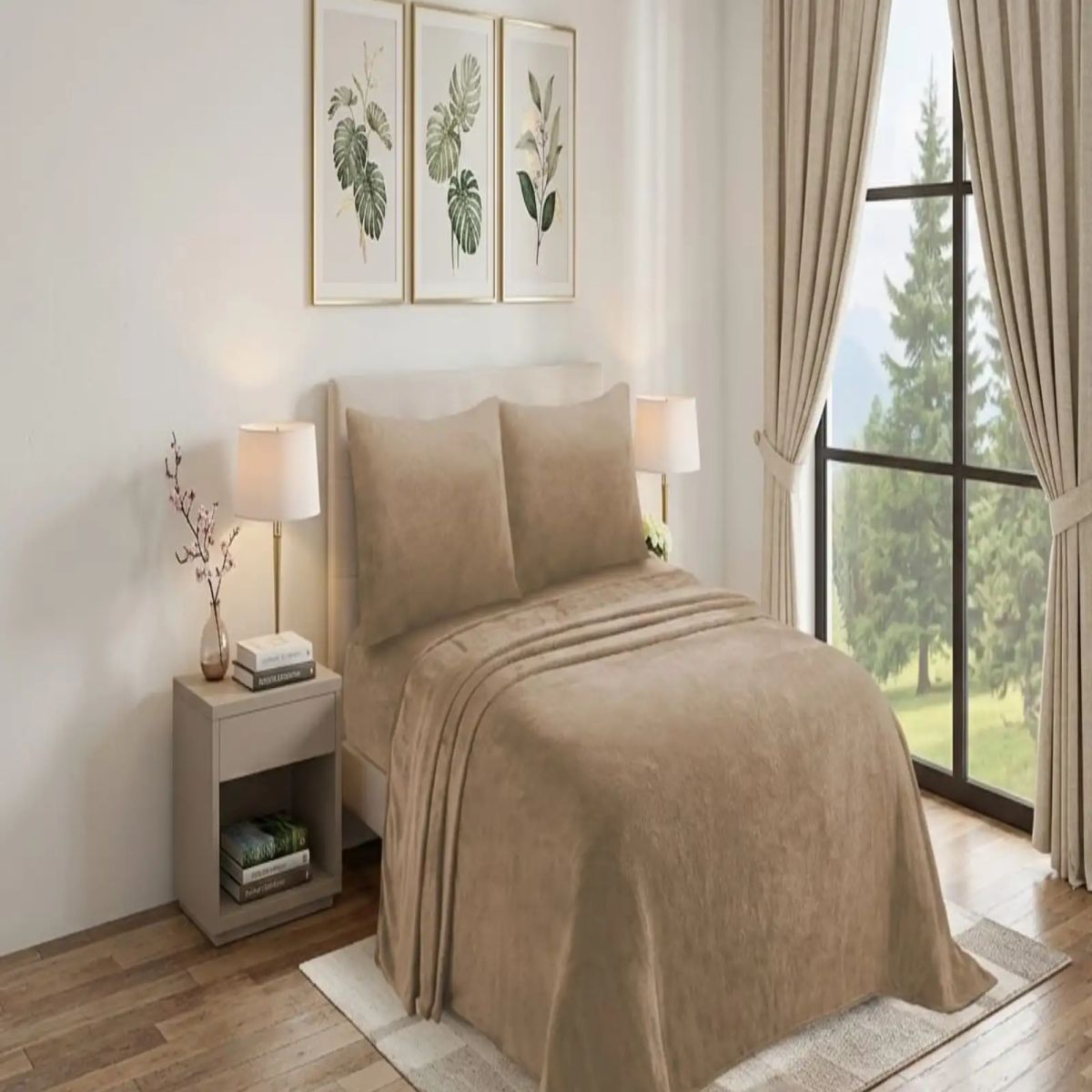 GENERICO - Sábanas de Invierno Polar Plush Premium 2 plazas