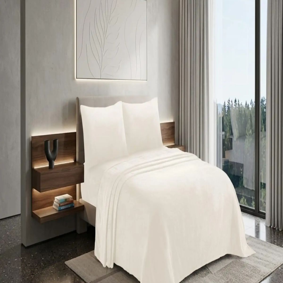 GENERICO - Sábanas de Invierno Polar Plush Premium 2 plazas