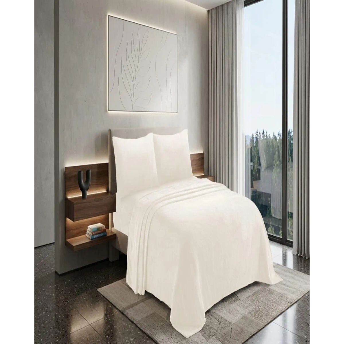 GENERICO - Sábanas de Invierno Polar Plush Premium 2 plazas