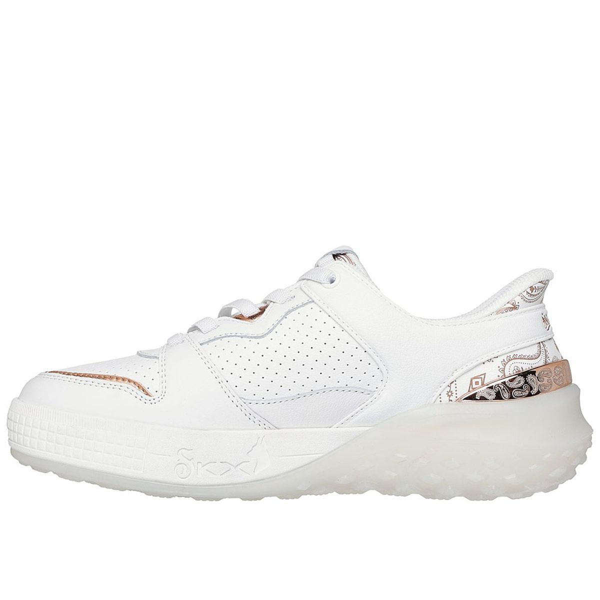 SKECHERS - Zapatillas Urbanas Mujer Skechers Slizzle Slip Ins Blanco 186061-WHT