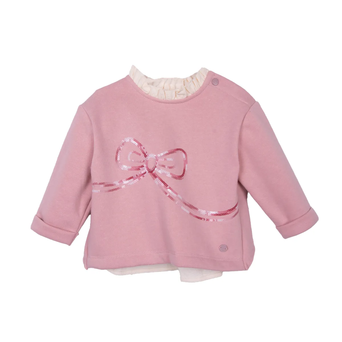 PILLIN - Polerón  Pillin Rosado Niña PVD527-26RSO
