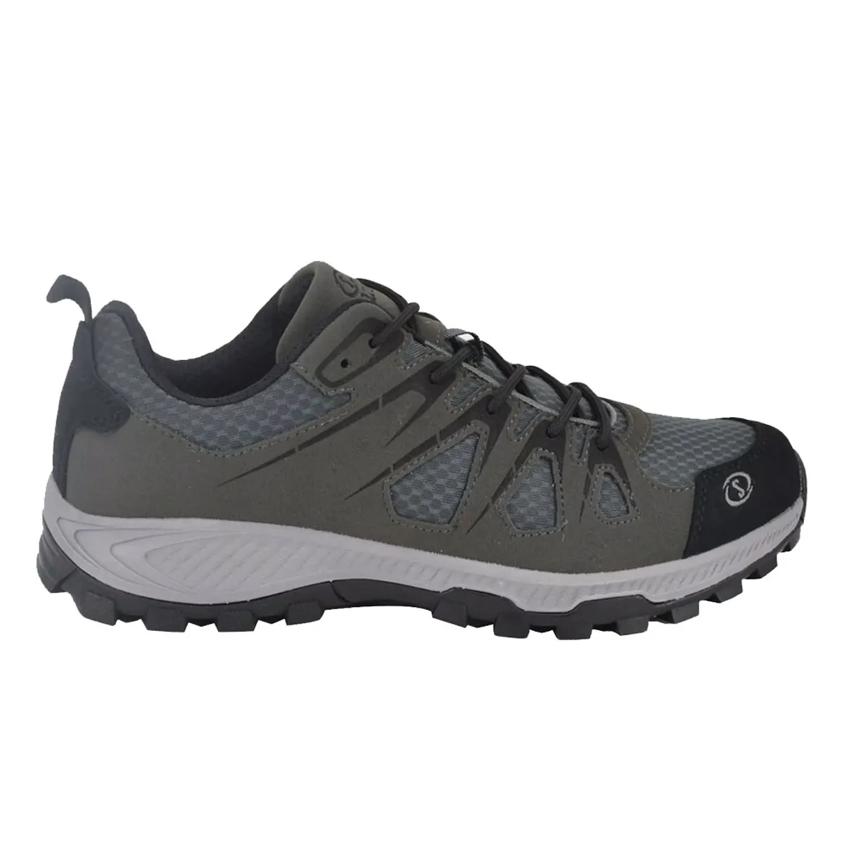 SPALDING - Zapatilla Outdoor Hombre Spalding Caña Baja ZMO3006 Gris Negro