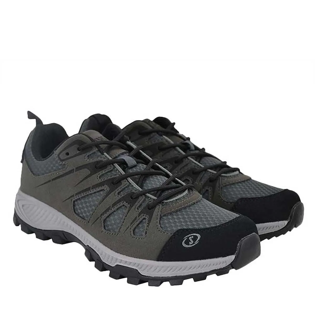 SPALDING - Zapatilla Outdoor Hombre Spalding Caña Baja ZMO3006 Gris Negro