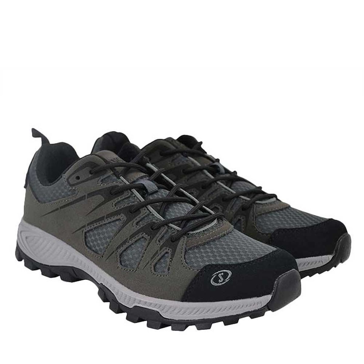 SPALDING - Zapatilla Outdoor Hombre Spalding Caña Baja ZMO3006 Gris Negro