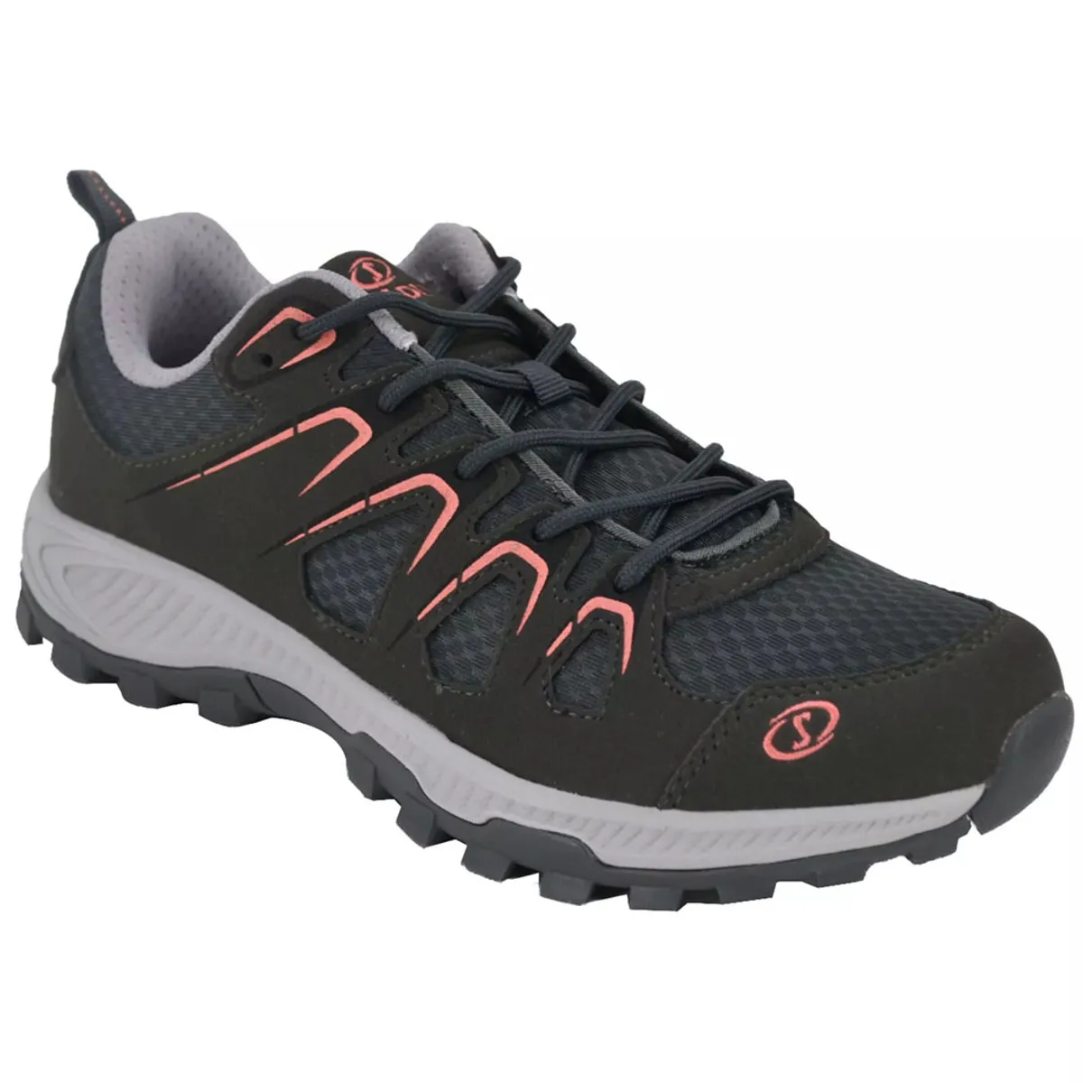 SPALDING - Zapatilla Outdoor Mujer Spalding Caña Baja ZFO3006 Negro Rosa