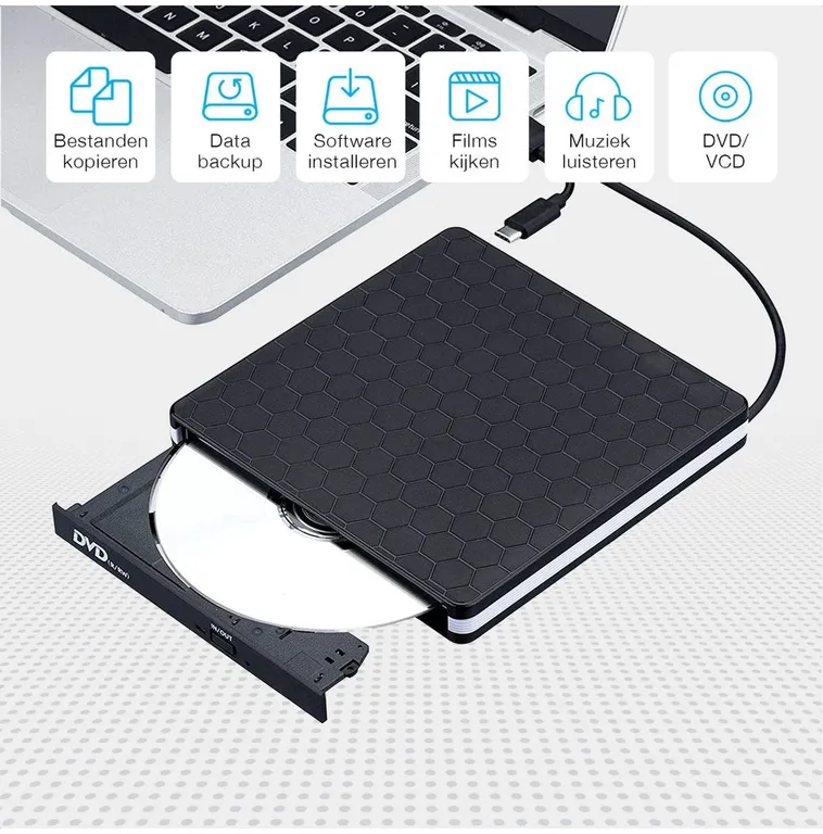 TIOZONEY Grabadora externa usb30 HD DVD