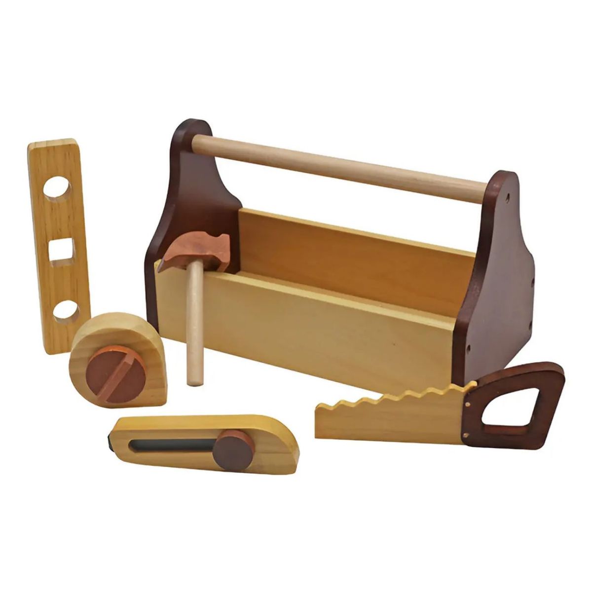 GENERICO - Herramientas Infantil De Madera Con Maletín Didáctico