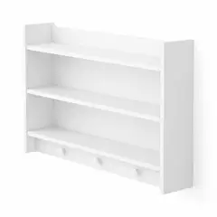 SPACE HOME - Organizador Infantil Blanco 3 Niveles Para Libros Y Juguetes