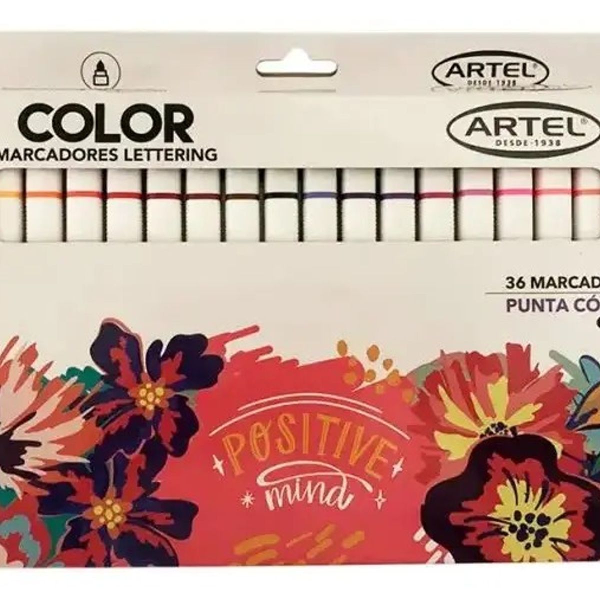 ARTEL - Marcadores Lettering Punta Conica 36 Unidades Artel