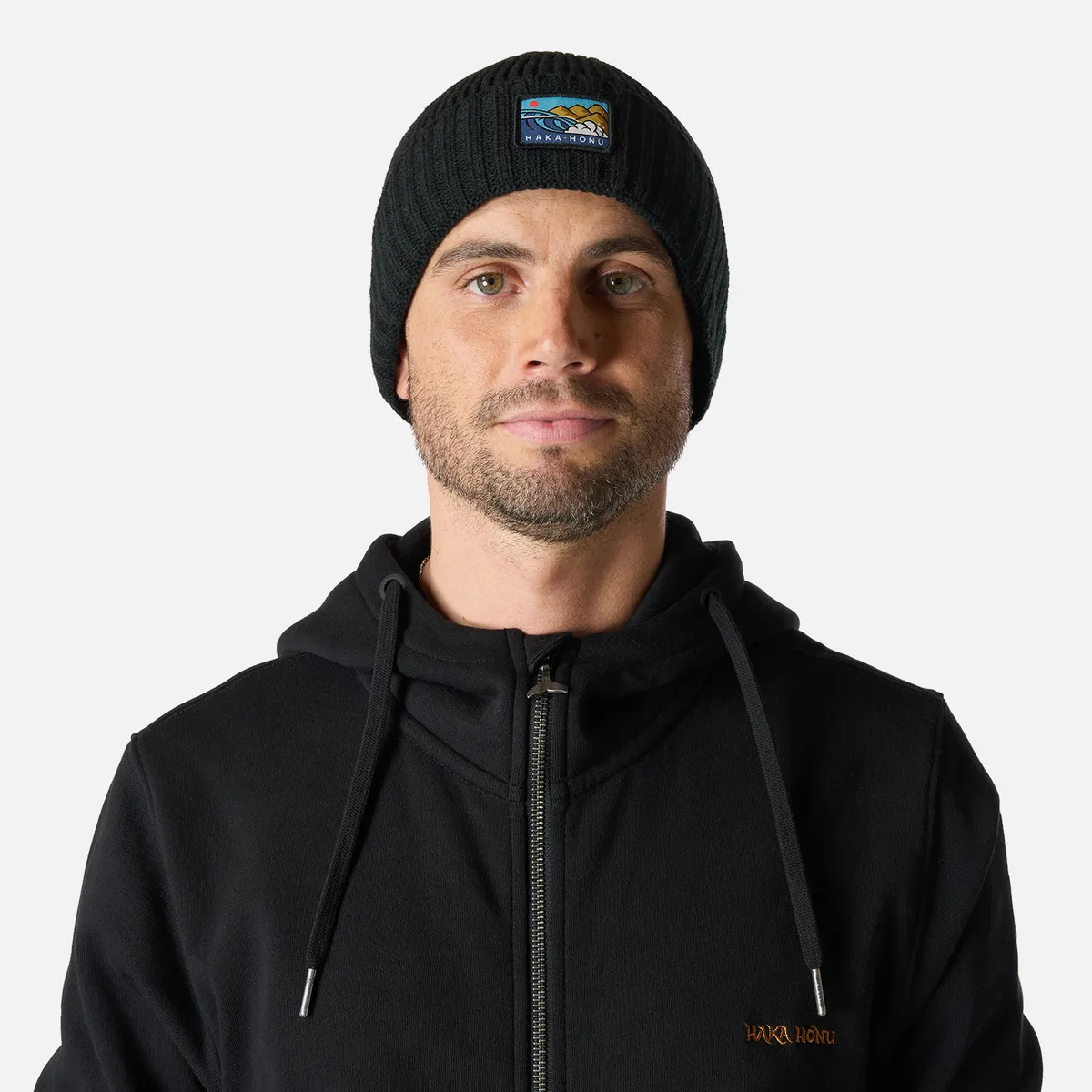 HAKA HONU - Gorro Unisex Codorniz Negro Haka Honu