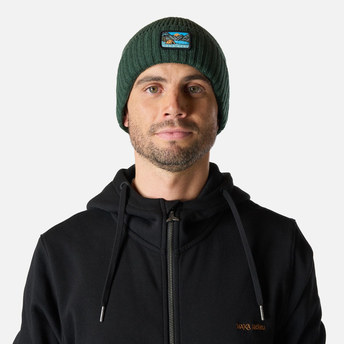 HAKA HONU - Gorro Unisex Codorniz Verde Bosque Haka Honu