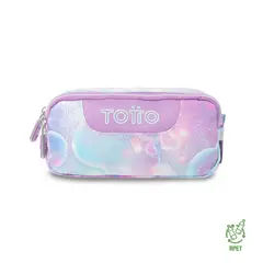 TOTTO - Estuche Escolar Pequeña para Mujer Sobre Morado