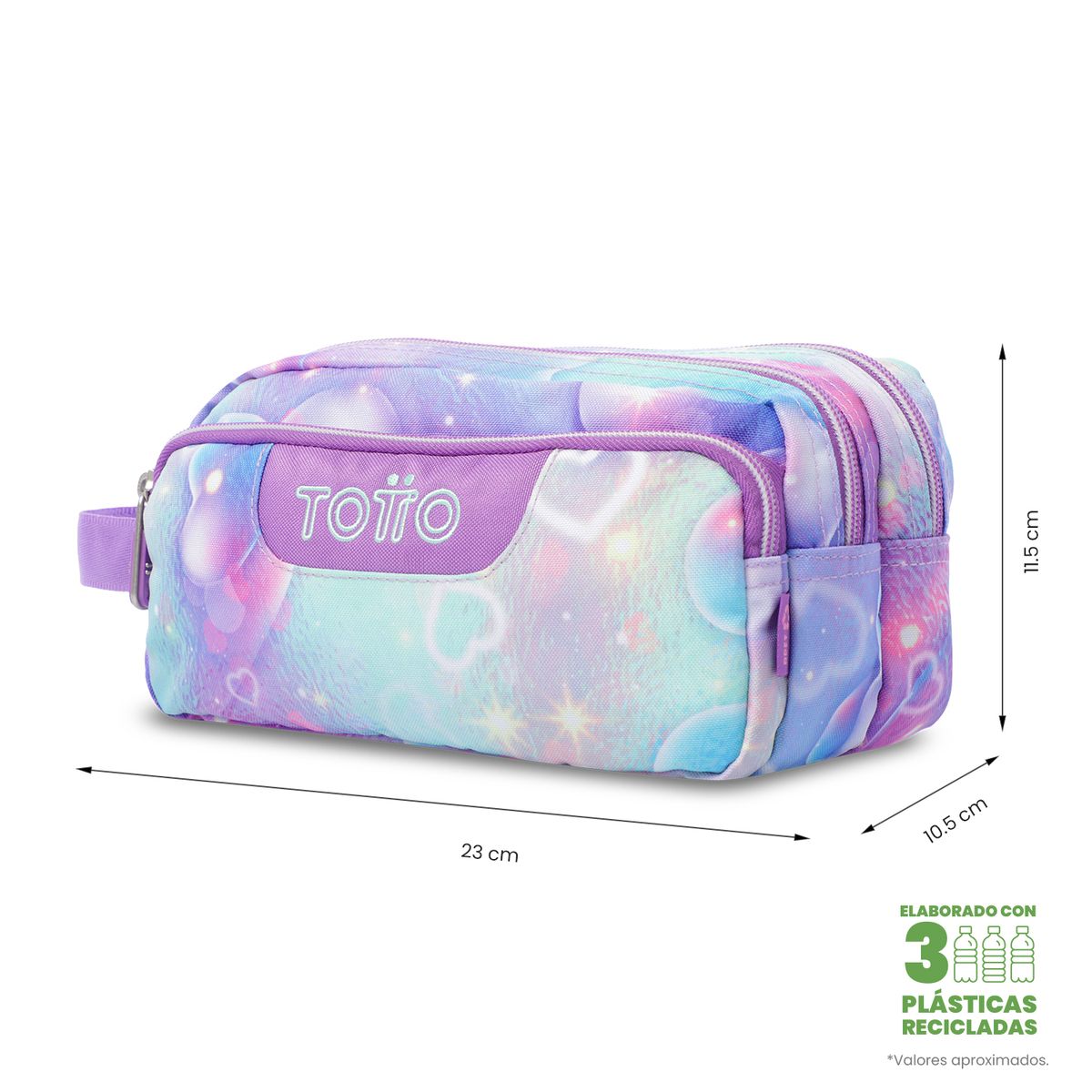 TOTTO - Estuche Multiuso Agapec Grande Morada Mujer