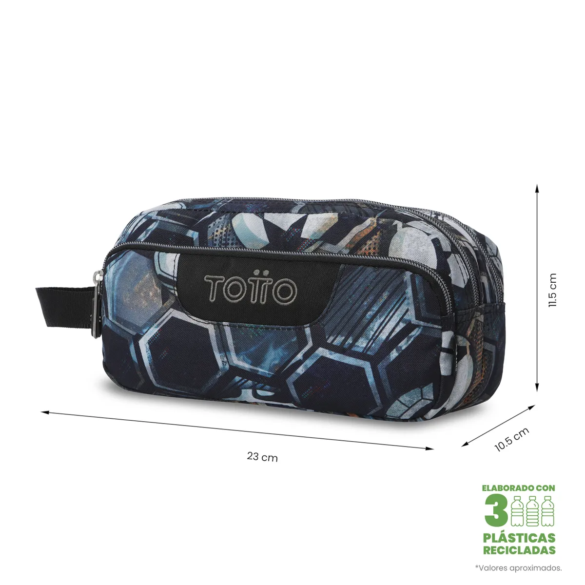 TOTTO - Estuche Multiuso Agapec Grande Negra Hombre