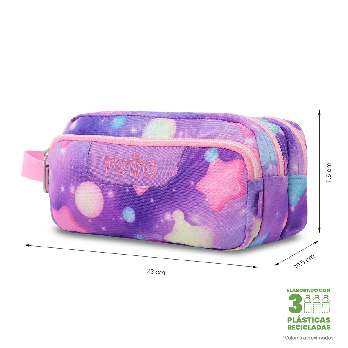 TOTTO - Estuche Multiuso Agapec Grande Rosada Mujer
